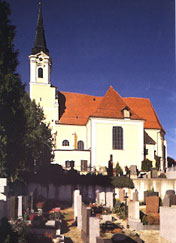 Die Pfarrkirche von Untergriesbach